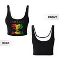 thumbnail image 6 of Yoga Vest Women Gym Sports Crop Tops One Love Jamaican Streetwear Workout Breathable Tank Top Female, 6 of 7