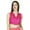 Magenta, variant on Phagun Designer Crop- Top Choli Dupion And Georgette Ready- Made Blouse