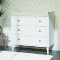 thumbnail image 2 of Novogratz Harper 3-Drawer Storage Dresser Organizer for Nursery, White, 2 of 2