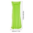 thumbnail image 2 of Tumbona flotante inflable para piscina, Color sólido, plegable para Lake Beach (verde), 2 of 6