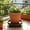 Brown-BW, variant on MMJ Plant Stand Flower Pot Caddy with Wheels Rolling Planter Base for Indoor Outdoor Heavy Pots 11.81x11.81x3.93in