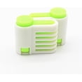 thumbnail image 3 of 5pairs Bread Kitchen Stratification Cutting Bakeware Tool Leveler Fixator Cut Slicing Green Slicer Layer Accessories Plastic Shopgreen Layers for Toast Cutter Cake Slice Pastry, 3 of 5