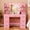 Light Pink, variant on Vineego Vanity Desk with Adjustable Lighted Mirror, Vanity Table Set with Drawers & Storage Shelves, Makeup Vanity for Bedroom Dressing Room, White