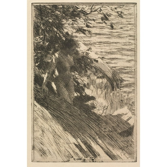 The Great Bather (1895) Poster Print by Anders Zorn (24 x 36)