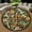Cross, variant on Circle Area Rug, Ivy Nature Pattern Washable Non-Slip Floor Carpet, Soft Rug for Living Room Bedroom Decor 24 Inch