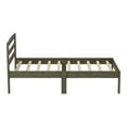 thumbnail image 5 of Furniture of America Knott Mattress Ready Wood Brushed Gray Twin Kids Bed, 5 of 6