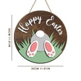 thumbnail image 3 of WRXMIJNHGSA Hangs Under $10 Easter Wooden Hanging Sign Bunny Rabbit Welcome Door Hanger Rustic Easter Wood Wreath Sign For Front Door Spring Home Farmhouse Window Door Decorations, 3 of 7