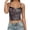Gold, variant on Wang6 Women Cropped Spaghetti Strap Camisole Trendy Leopard Printed Cami Tank Tops Deep V Neck Sleeveless Undershirts Tees Gold XL