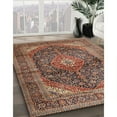 thumbnail image 2 of Ahgly Company Indoor Rectangle Traditional Brown Persian Area Rugs, 3' x 5', 2 of 6