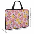 thumbnail image 2 of JRXY Flower Pattern Diving Fabric Laptop Carrying Bag Neoprene Tablet Cover 17inch, 2 of 5