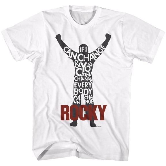 Rocky Winner White Adult T-Shirt 6Xl