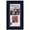 With Double Mat, variant on 11x22 Frame for Newspapers (Black) | Navy Double Mat with Red Stripe | Includes Hanging Hardware