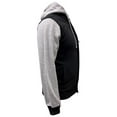 thumbnail image 4 of Epic Youth Letterman Varsity Jacket, Solid Trim Cotton Blend, 4 of 4