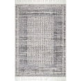 thumbnail image 2 of nuLOOM STGL03A-406 Claudia Diamant Pompon Gris Multi 4' x 6' Zone Tapis, 2 of 4