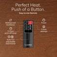 thumbnail image 5 of Lasko CT22850 Black 1500W 3 Speed, Oscillating, Remote, Timer Ceramic Tower Space Heater, 5 of 8