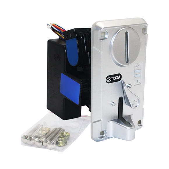 Becaristey Universal Arcade Game Coin Acceptor Replacement Coins Selector Modified