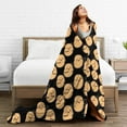 thumbnail image 5 of Yibo Soft I'm A Potato Cute Potatoes Throw Blanket Sherpa Flannel Fleece Home Blanket Wearable Blanket Queen Size Blankets for Bedroom Living Rooms Sofa Couch, 5 of 5