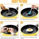 thumbnail image 2 of Moldeador de huevos redondo, anillos de acero inoxidable antiadherentes para huevos, perfecto para herramientas de desayuno, moldes para cocinar huevos con mango ajustable, mango anti-escaldaduras,, 2 of 6