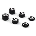 thumbnail image 1 of HUGFEGWE 6Pcs Game Console Caps Dust-Proof Game Console Joystick Protective Case Caps Practical Black & White CA919-147814, 1 of 1