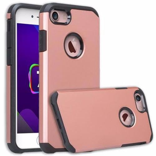 Coverlab Iphone 8 Plus Case, Iphone 7 Plus, Iphone 6 Plus Case Cover W/[ Temper Glass Screen Protector] Bling Silicone Shock Proof Dual Layer Cute Gir