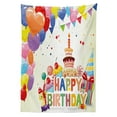 thumbnail image 3 of Ambesonne Colorful Tablecloth Rectangular Table Cover, Hearts Funny Cupcakes, 60"x90", Multicolor, 3 of 4
