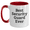White/Red, variant on Funny Best Security Guard Ever Two Tone Coffee Mugs for Security Guard Gifts from Friends - Father's Day Unique Gifts for Men
