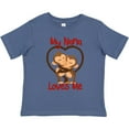 thumbnail image 3 of Inktastic My Nana Loves Me Monkey Boys or Girls Toddler T-Shirt, 3 of 5