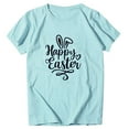 thumbnail image 2 of AXXD Mens And Women Easter Shirt,Printing Short Sleeves Round-Neck Loose T-Shirt Bunny Tops For Big&Tall New Arrival Size 12, 2 of 4