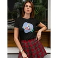 thumbnail image 2 of Aerial Yoga Exercise T-Shirt Women -Image by Shutterstock, Female Large, 2 of 4