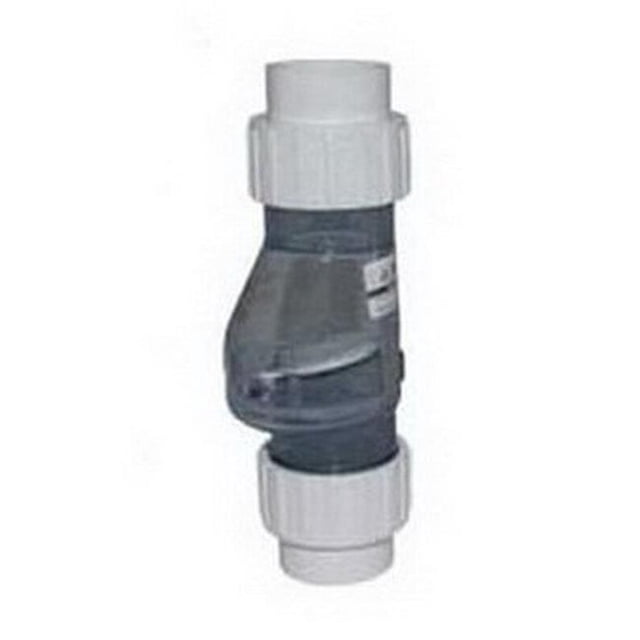 Zoeller 30-0043 2 in. PVC Quiet Check Valve, Clear