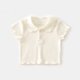 thumbnail image 4 of Ropa de Bebé de las Niñas de Verano de Manga Corta Cuello de Tortuga Superior de Moda Base Camisa Ser Usted Camisa, 4 of 6