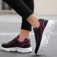 thumbnail image 5 of AUDeals Women's Orthopedic Walking Shoes, Slip On Sneakers with Arch Support for Swollen Feet and Daily Pain Relief (Hot Pink, 7), 5 of 7