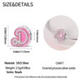thumbnail image 2 of Letra Rosa D BeadCharm, Compatible con la Mayoría de Pulseras, Dije para Pulsera, 2 of 7