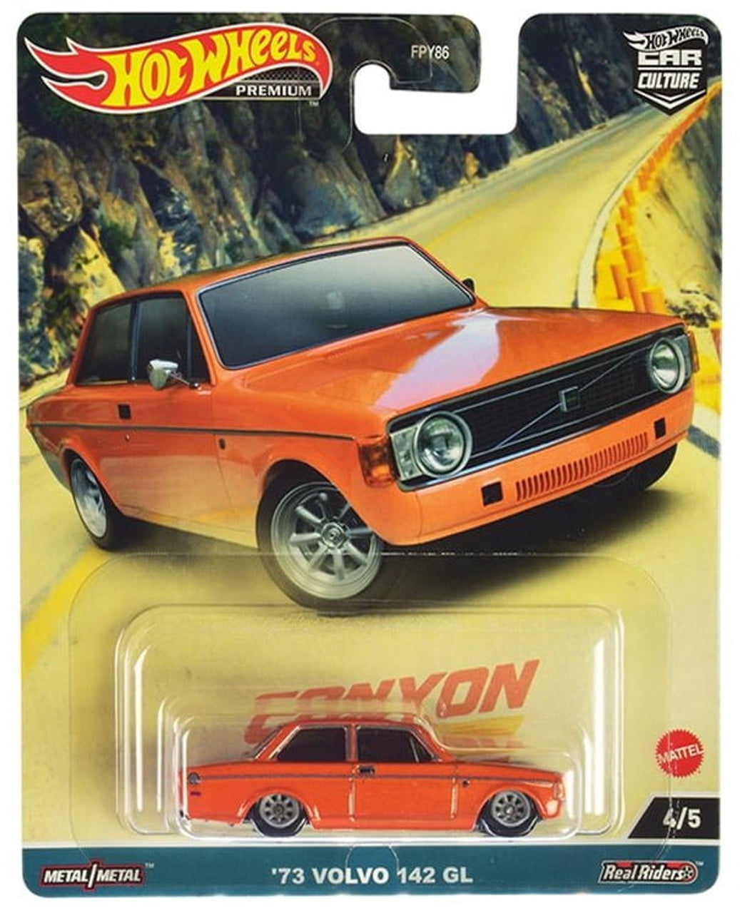 Diecast "Canyon Warriors" 5 piece Set "Car Culture" Series die cast model cars by Hot Wheels