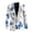 Blue Butterfly Daisy, variant on Retro Tirppy Mushroom Suit Blazer for Men's Jackets Regular Fit Casual Sports Coats Lightweight Open Front Long Sleeves Tuxedo Dress Blazers