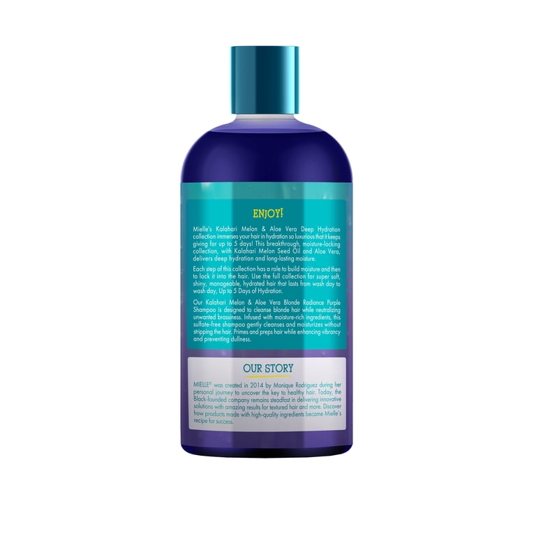 Mielle Kahalari Melon and Aloe Vera Blonde Radiance Purple Shampoo