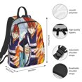 thumbnail image 4 of My Hero Academia Bag Lightweight Backpack Simple Daypack Casual Compact Rucksack Leisure Travel Backpack, 4 of 9