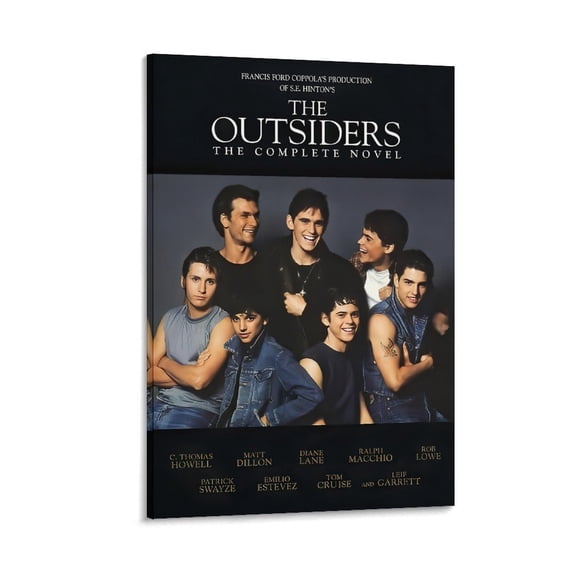 The Outsiders Classic Movie Posters & Prints(6) Poster Cool Artworks Painting Wall Art Canvas Prints Hanging Picture Home Decor Posters Gift 24x36inch(60x90cm)