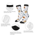 thumbnail image 3 of Fuzoiu Cartoon Planets Print Kids Socks For Boys Girls,Grip Crew Socks with Non Slip,Lightweight Stretch Crew Socks,Toddlers Crew Boot Socks, 3 of 5
