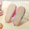 thumbnail image 6 of Kids Unicorn Slippers for Boys Girls Toddler Fuzzy Slippers Children House Slippers with Anti Slip Soles Glow in the Dark F17, 6 of 9