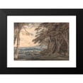 thumbnail image 2 of Joseph Mallord William Turner 14x11 Black Modern Framed Museum Art Print Titled - Windsor (ca. 1798), 2 of 5