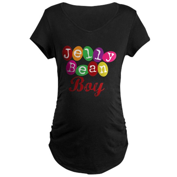 CafePress - Jelly Bean Boy Maternity T Shirt - Maternity Dark T-Shirt
