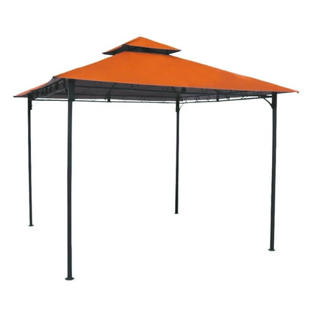 St. Kitts Vented Canopy Gazebo - Bronze/Yellow