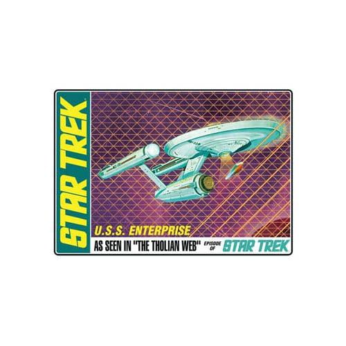 amt star trek uss enterprise tholian web episode edition 1/650 scale model kit amt star trek uss enterprise tholian web episode edition 1/650 scale model kit