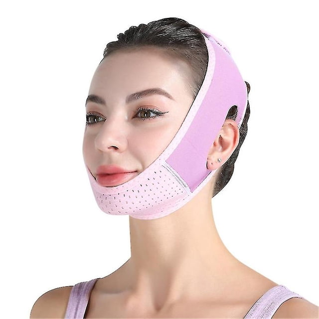 Masque Visage Amincissant Sangle Double Réducteur de Menton - Réutilisable et Efficace-HAPDEN