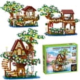 thumbnail image 1 of Set de construcción YCJZXMS Casa del árbol Sakura con LED, 8+ regalos, para niños de 8+, 1 of 9