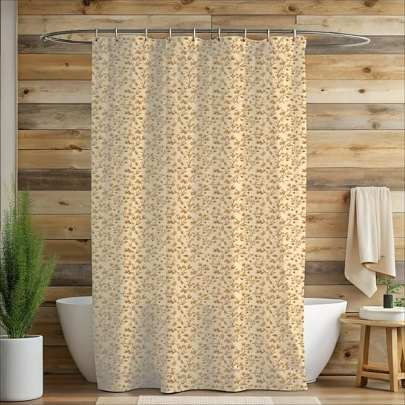 Farmhouse Shower Curtain Floral Shower Curtain Cottage Style Shower Curtain Flowers Shower Curtain 60x72inch