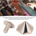 thumbnail image 3 of 20Pcs Hexagonal Cone Rivet, Anti Corrode Zinc Alloy Construction Easy to Install Rivet Screw Set for Leather Goods Bags Repair KitsGold 10mm, 3 of 7