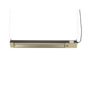 Tpi Corporation-OCH46120VCE 1500 Watt Indoor Rated Quartz Electric Infrared Heater, 120V, 5120 BTUs, 12.5 Amps