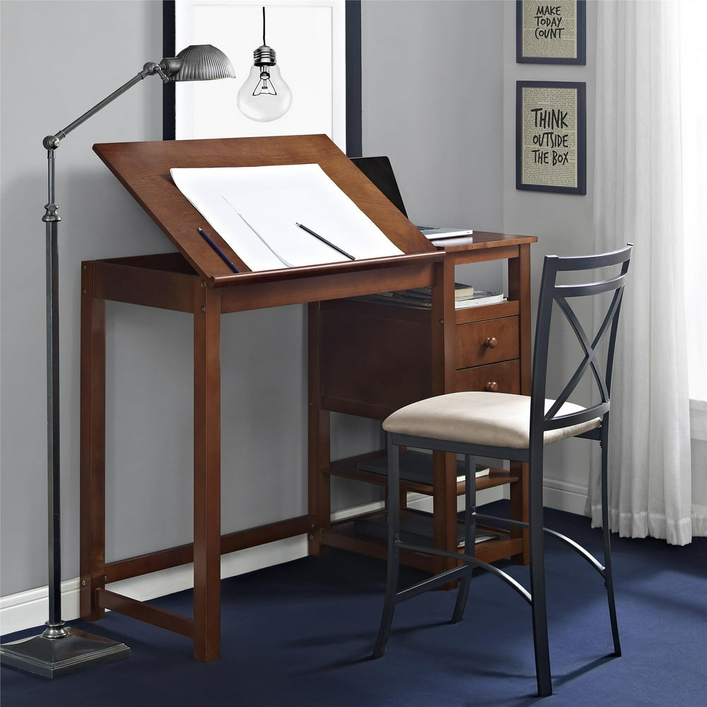 Dorel Living Dorel Home Drafting and Craft Desk, Espresso